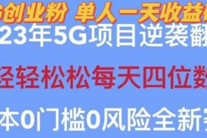 2023年最新自动裂变5g创业粉项目，日进斗金，单天引流100+秒返号卡渠道+引流方法+变现话术【揭秘】