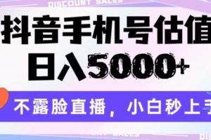 手机尾号估值测评直播间搭建教程（附软件），无需露脸，礼物刷不停