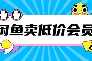 外面收费998的闲鱼低价充值会员搬砖玩法号称日入200+